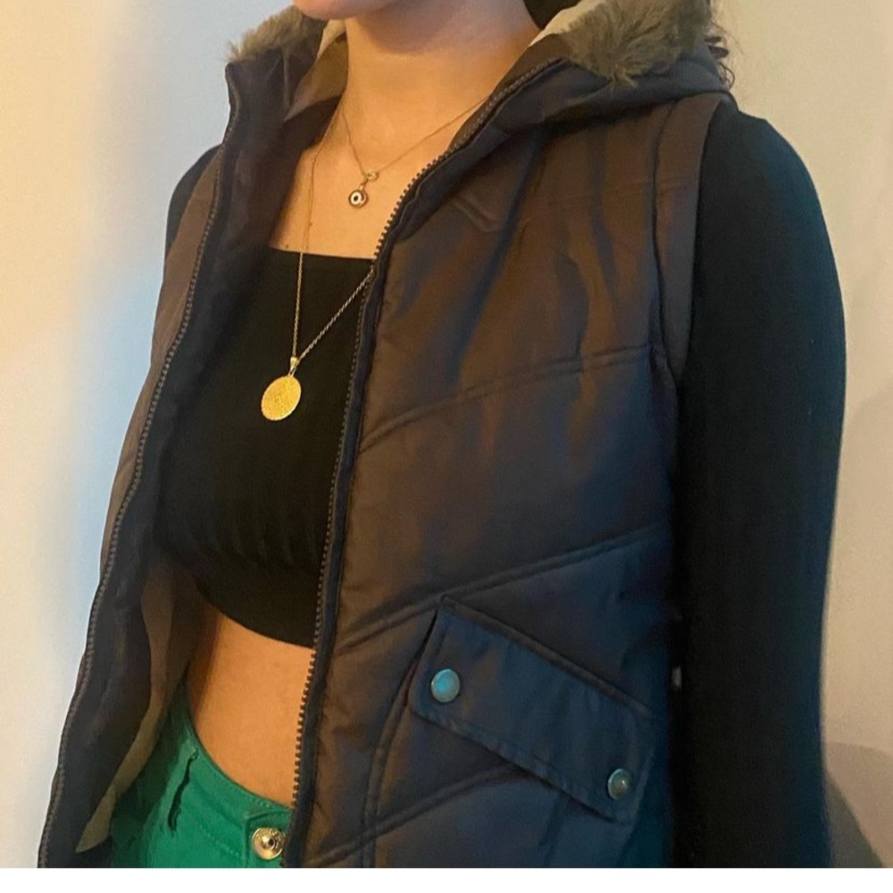 Brown Y2K vest